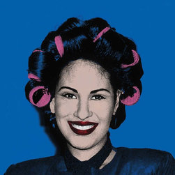 M Tony Peralta, Selena Con Rolos - Fine Art Prints