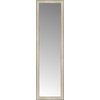 14"x47" Custom Framed Mirror, Silver Gold