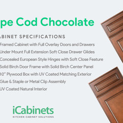 Cape Cod Chocolate - Kitchen Cabinetry