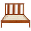 Mission Style Platform Bed, Cherry, Full
