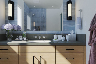 Bathroom - modern bathroom idea in San Francisco