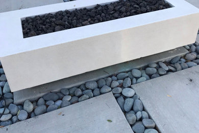 This is an example of a mid-century modern landscaping in Other.