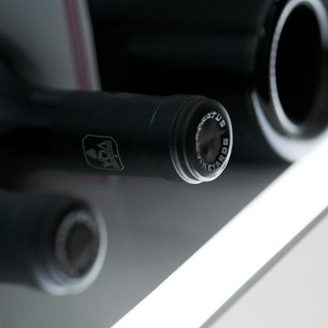 Contemporary Wine Cellar with Water Feature