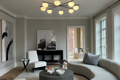 Living room - living room idea in New York