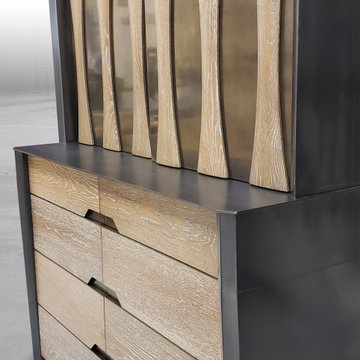 Bone Highboy Dresser