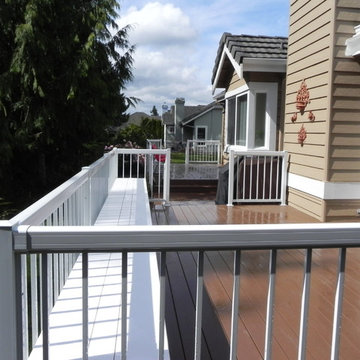 Port Ludlow Ground Level Composite Deck and Rails