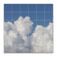 Clouds Ceramic Tile Wall Mural HZ500377-66S. 25.5" x 25.5"