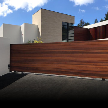 Wood Sliding Gate