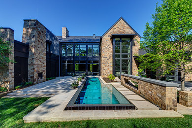 Example of a trendy home design design in DC Metro