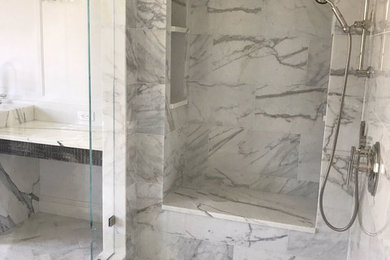 Inspiration for a transitional bathroom remodel in New York