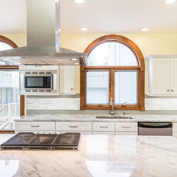 Super White Granite Kitchen