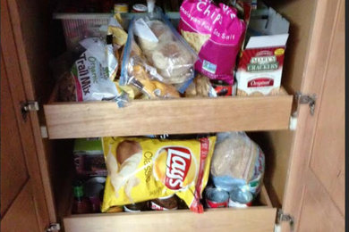 Before and After Pantry