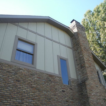 JH Stucco Panels | Sandstone Beige – Cedarmill | Chesterfield, MO. (63005)