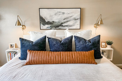 Inspiration for a transitional bedroom remodel in Denver