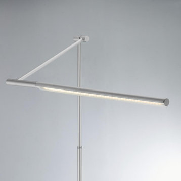 Tilla 1 Light Floor Lamp, Silver