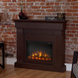 Crawford - Slim Electric Fireplace Mantel - Fireplace Mantels