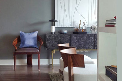 Example of a trendy living room design in San Francisco