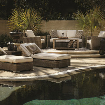 Wicker Chaise Lounge