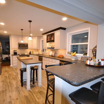 Large Exton PA kitchen remodel in coordination with Northeast Construction