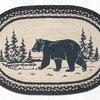 Bear Silhouette Oval Patch 20"x30"