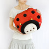 Sirotan - Ladybug Red Blanket Pillow Cushion / Travel Blanket (39.4"-59.1")