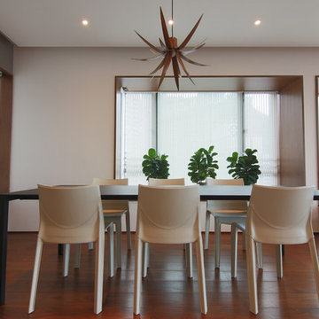 Minimal Natural Dining Area, Hong Kong