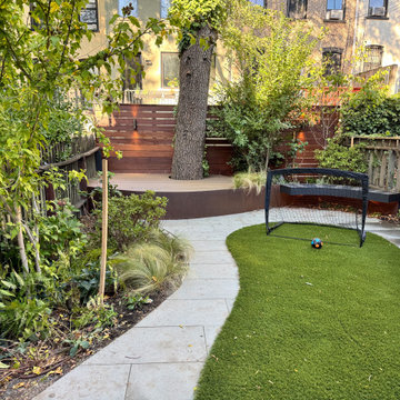 Park Slope curvy garden