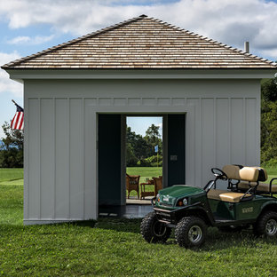 golf cart shed houzz