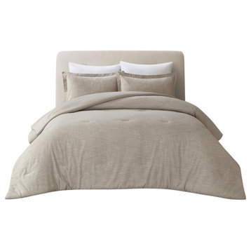 Grace Living Comforter Set, Beige, Twin/Twin Xl