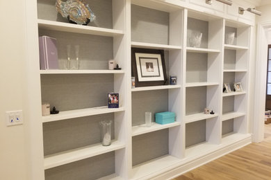 Custom shelving and mudrooms