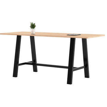 KFI Midtown 3.5 x 8 FT Conference Table - Maple - Bistro Height
