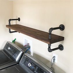 Walnut Pipe Shelving - Products