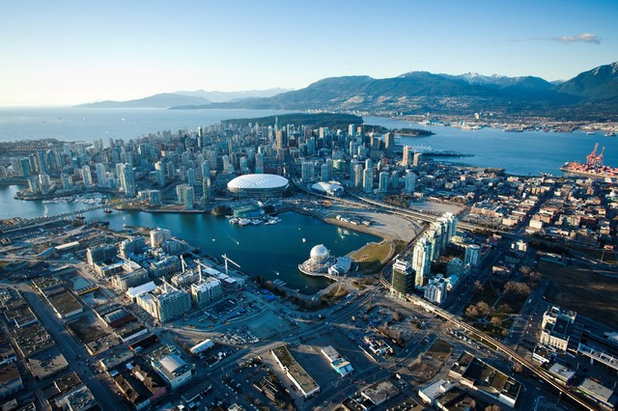 Aerial Vancouver; photo by Tourism British Columbia