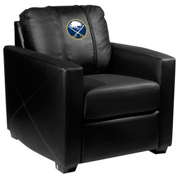 Buffalo Sabres Stationary Club Chair Commercial Grade Fabric