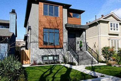 Home design - contemporary home design idea in Vancouver