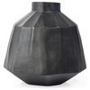Artemis Metal Table Vase, Large Grey