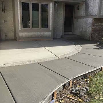 Patio and sidewalk- seamless stamped border 2/3
