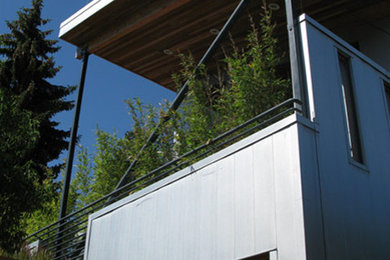 Contemporary exterior home idea in Portland