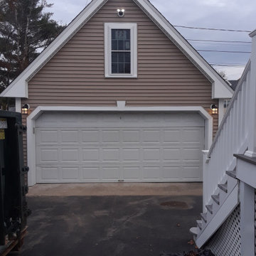 Building Dreams from the Ground Up: New Garage Construction in Progress
