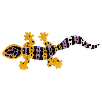 Leopard Gecko Ceramic Swimming Pool Mosaic 12"x5", Leopard