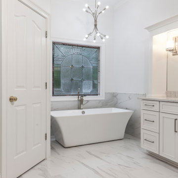 Timeless Marble Master Bathroom