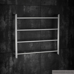 Fluid 4 Bar Heated Towel Ladder 55X60cm - Heated Towel Rails