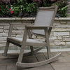 Gray Wash and Champagne Sling Rocker
