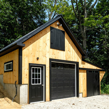 Custom Barn Style Garage