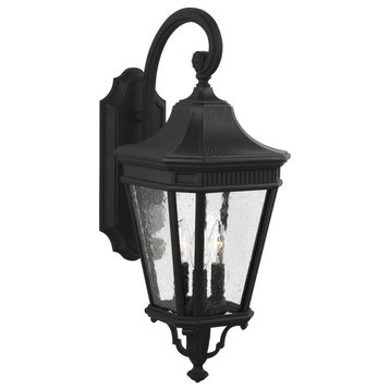 Murray Feiss Cotswold Lane Three Light Outdoor Wall Sconce OL5422BK