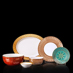 Falaknuma Dinner Set For 6 - Dinnerware Sets