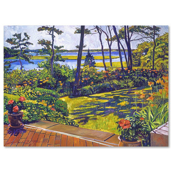 David Lloyd Glover 'Ocean Lagoon Garden' Canvas Art, 35"x47"
