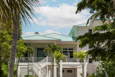 Beach style exterior home photo in Miami