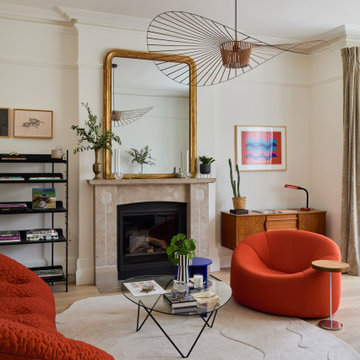 Parisian style reception room and office