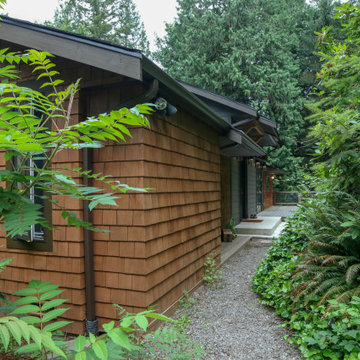 Modern Craftsman Wooden Exterior